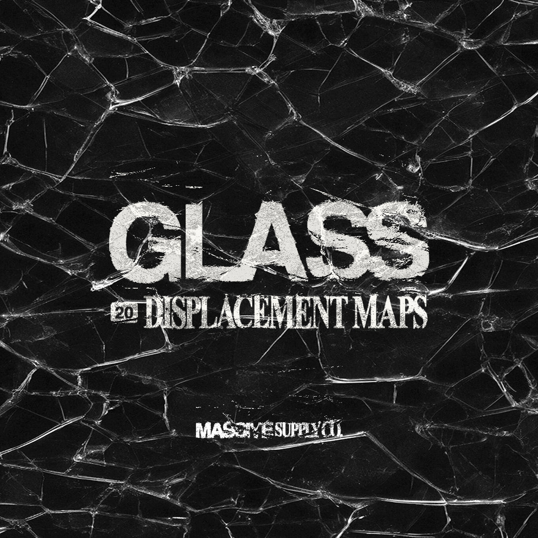 Glass Displacement Map Pack | 20 .PSD Displacement Maps