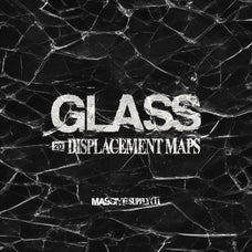 Glass Displacement Map Pack | 20 .PSD Displacement Maps