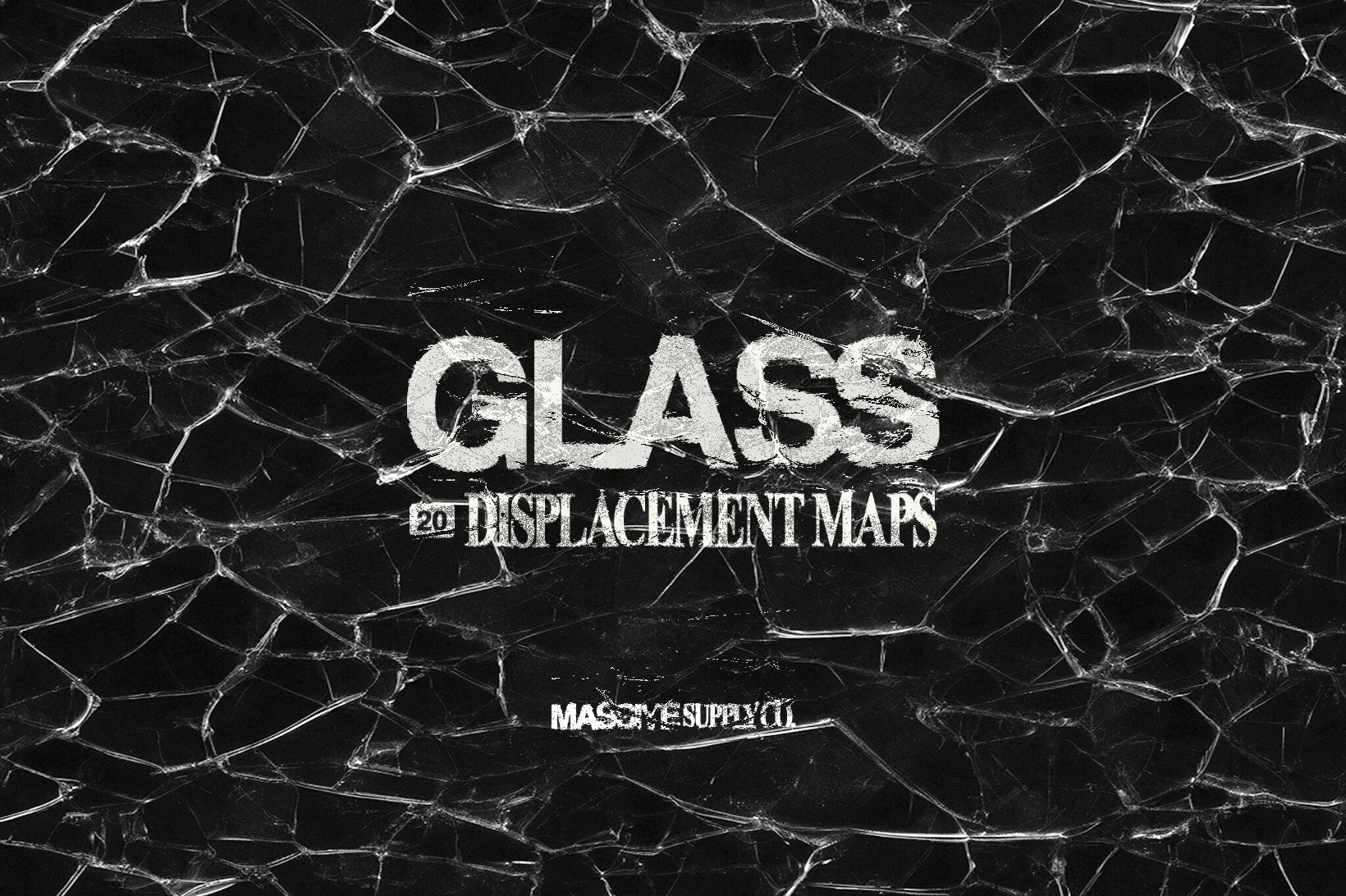 Glass Displacement Map Pack | 20 .PSD Displacement Maps