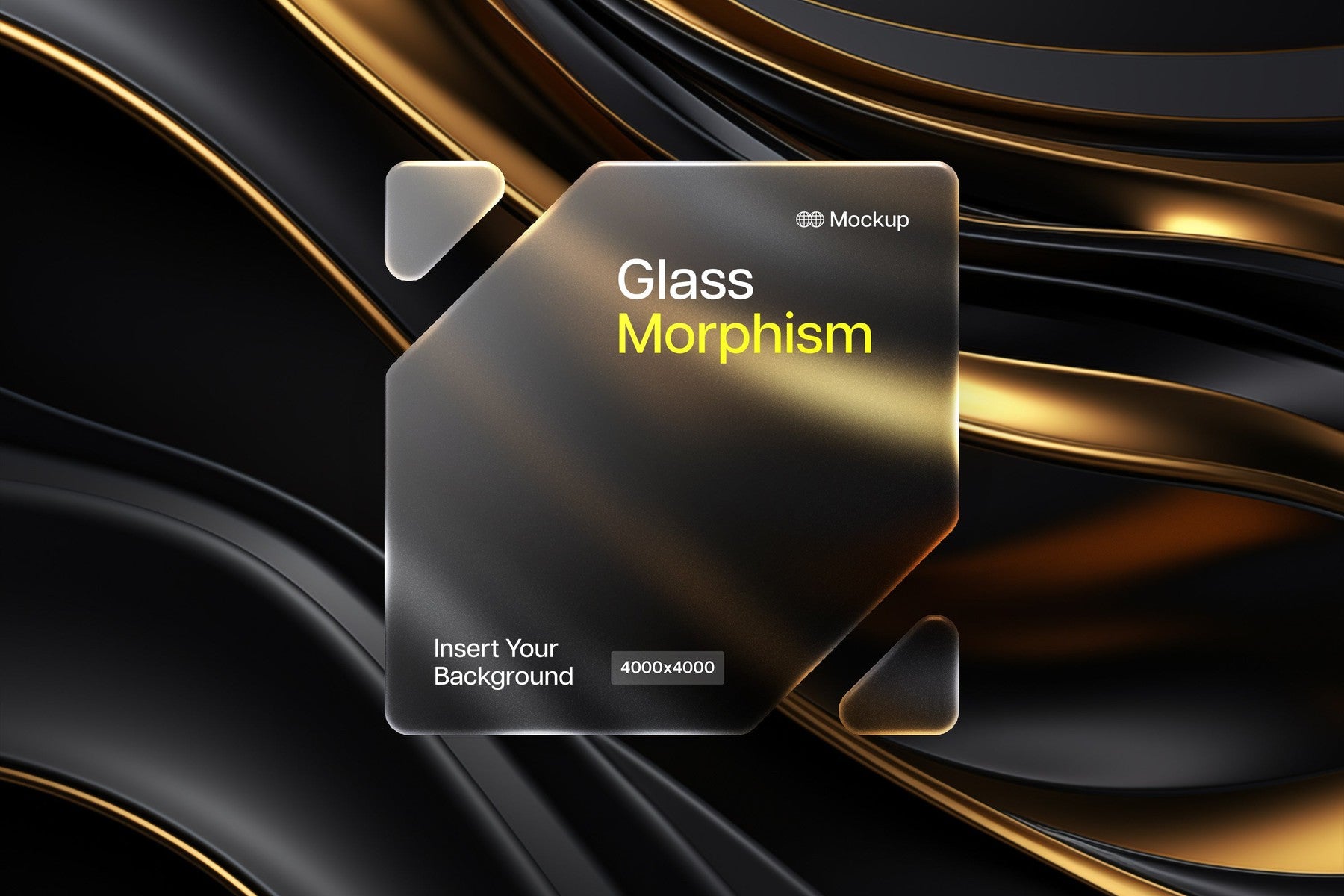 Glass Morphism Frosted Mockups