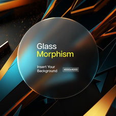 Glass Morphism Frosted Mockups