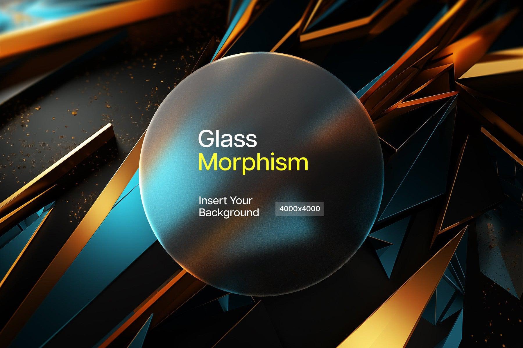 Glass Morphism Frosted Mockups