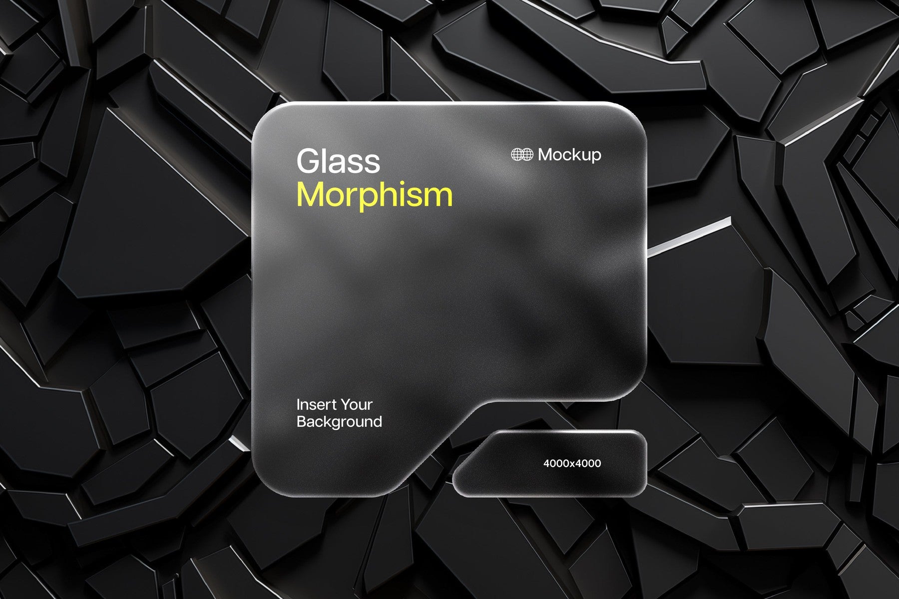 Glass Morphism Frosted Mockups