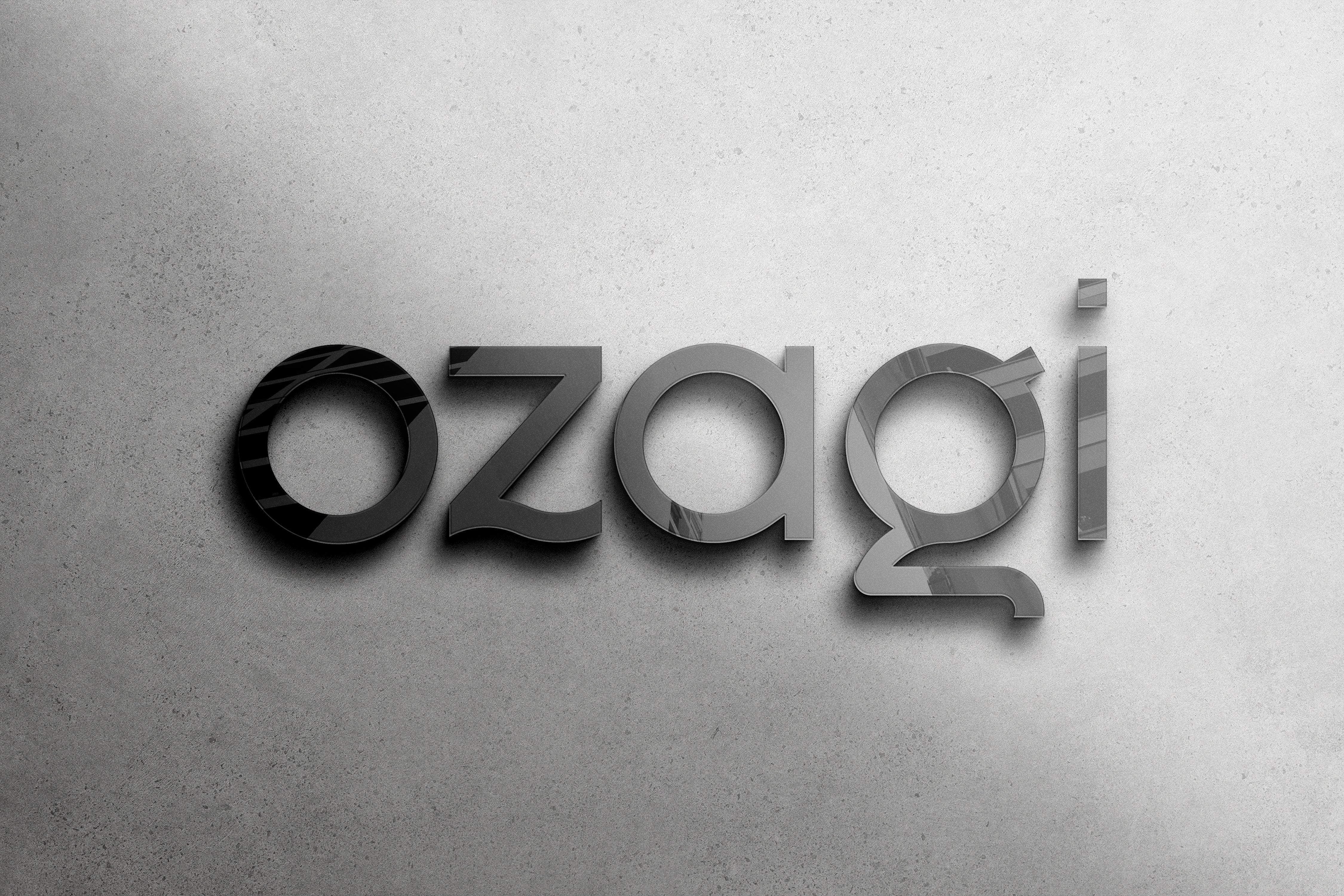 Glass Sign 3d Mockup