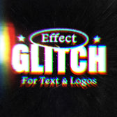 Glitch Distort Text Effect