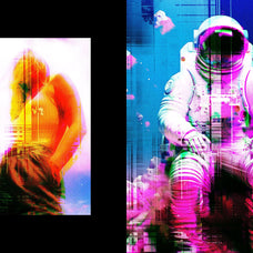 Glitch Distortion Photo Effects