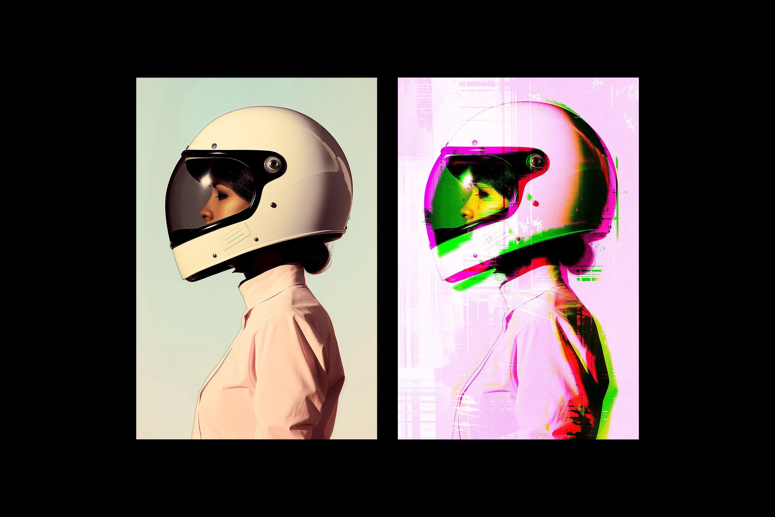 Glitch Distortion Photo Effects