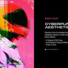 Glitch Distortion Photo Effects