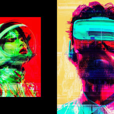 Glitch Distortion Photo Effects