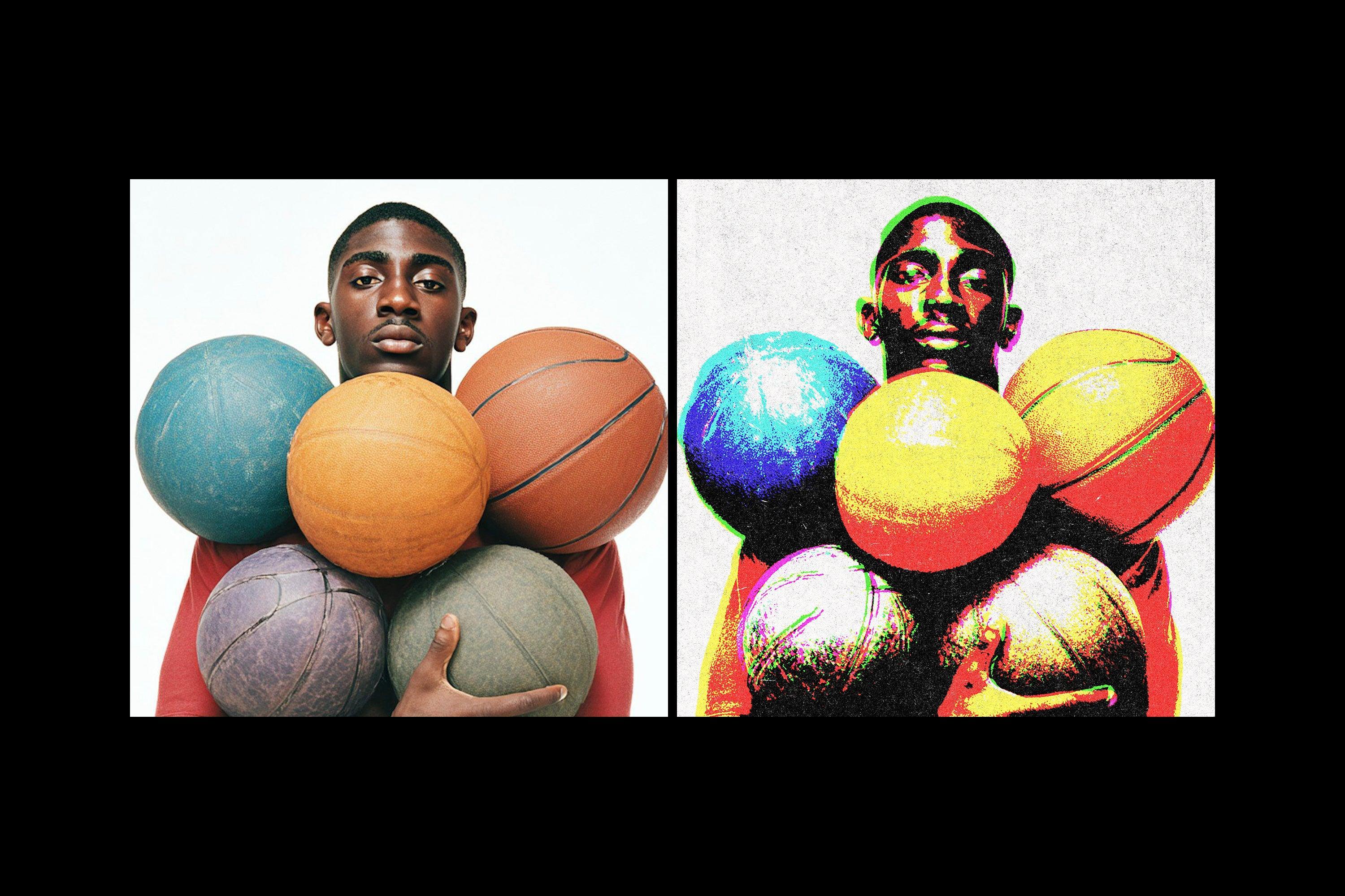 Glitch Print Photo Effect