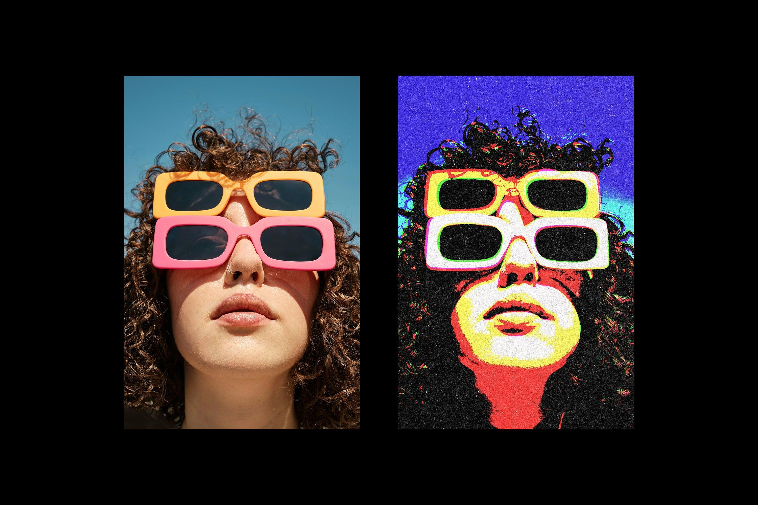 Glitch Print Photo Effect