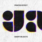 Glitch Print Text Effect