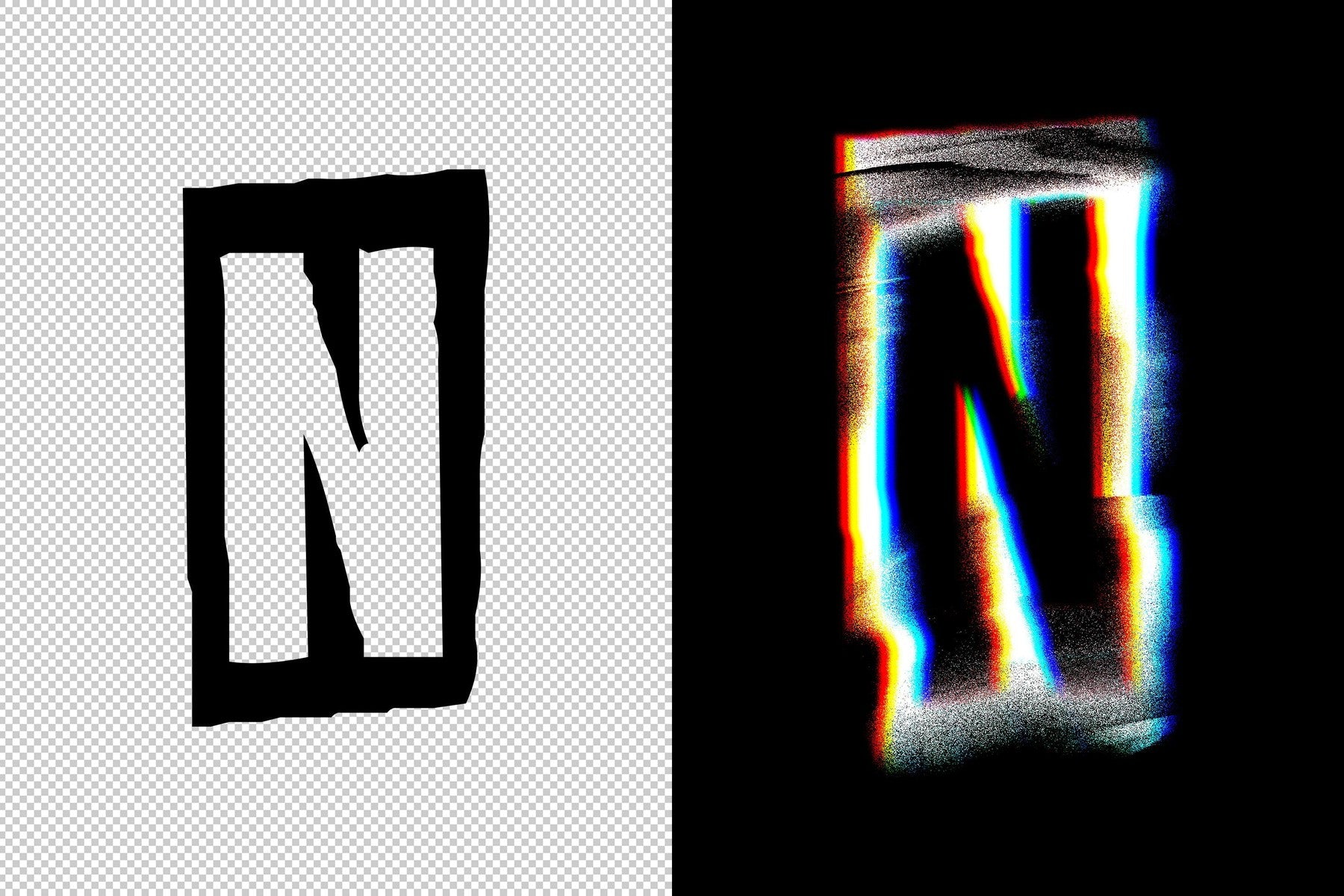 Glitch Text Effects Collection