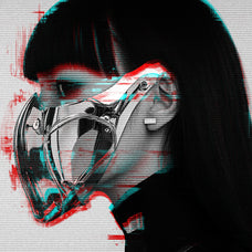 Glitching Monitor Photo Effect