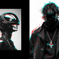 Glitching Monitor Photo Effect