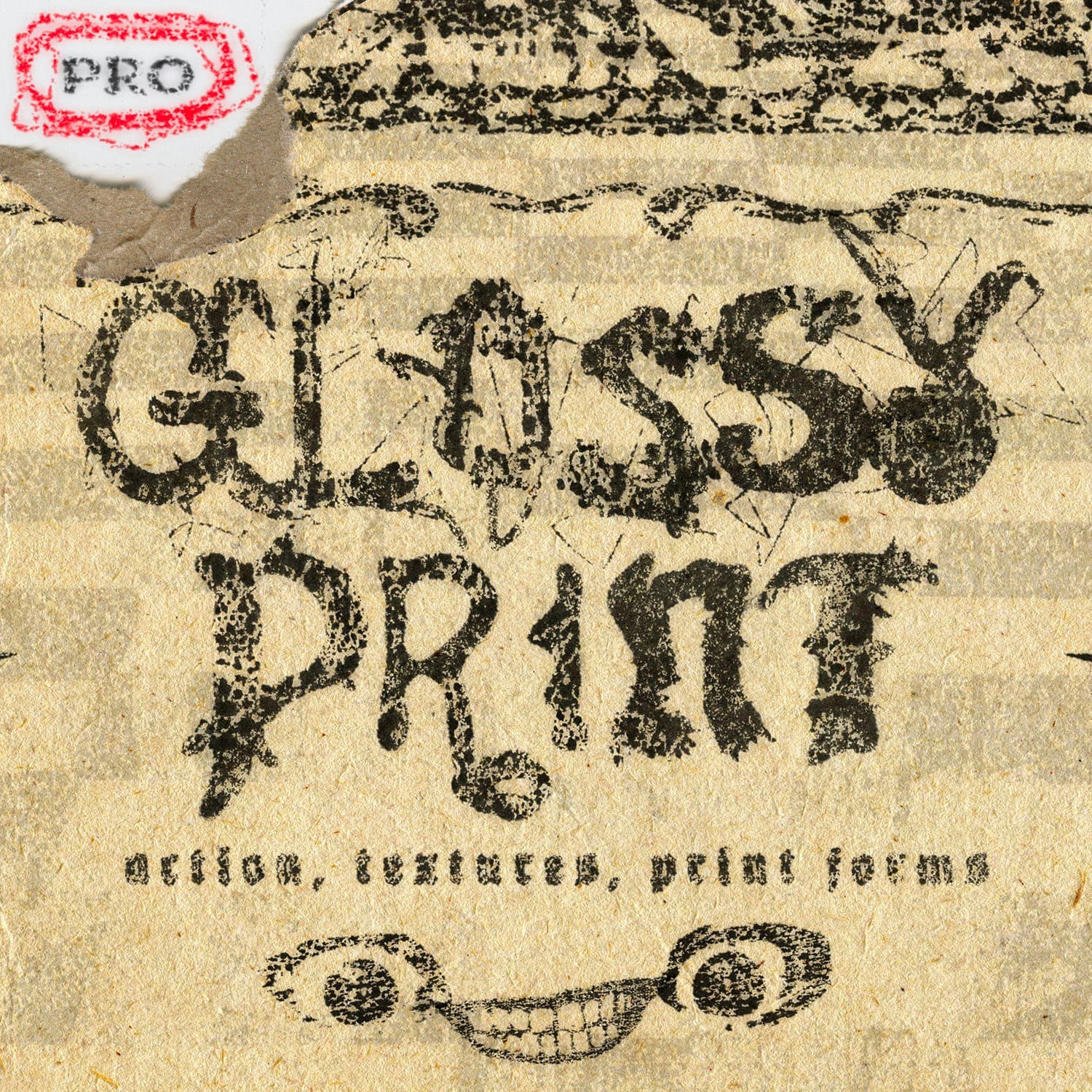 GLOSSY PRINT - Grunge Action (Pro Version)