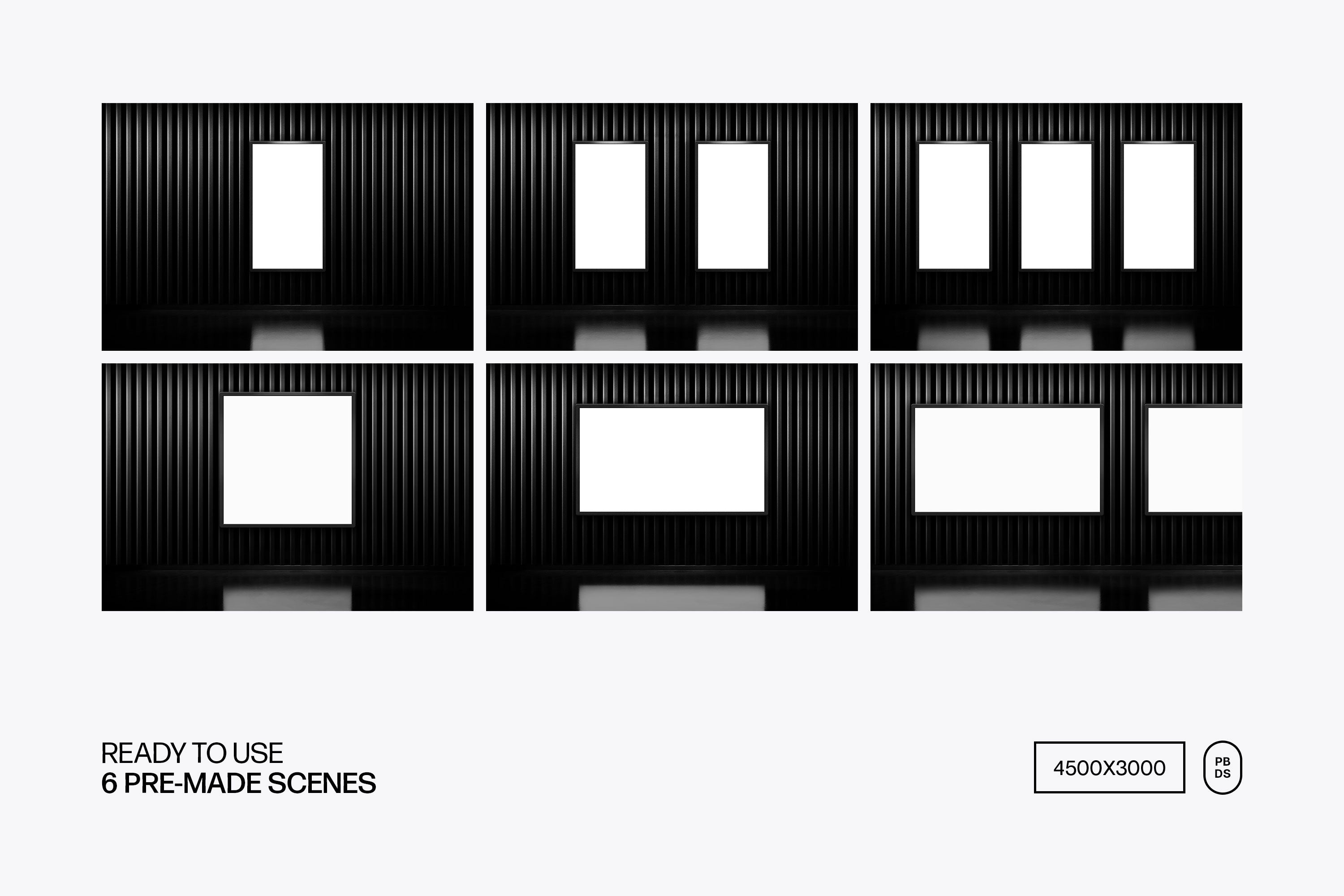 Glowing Screen Mockups Set