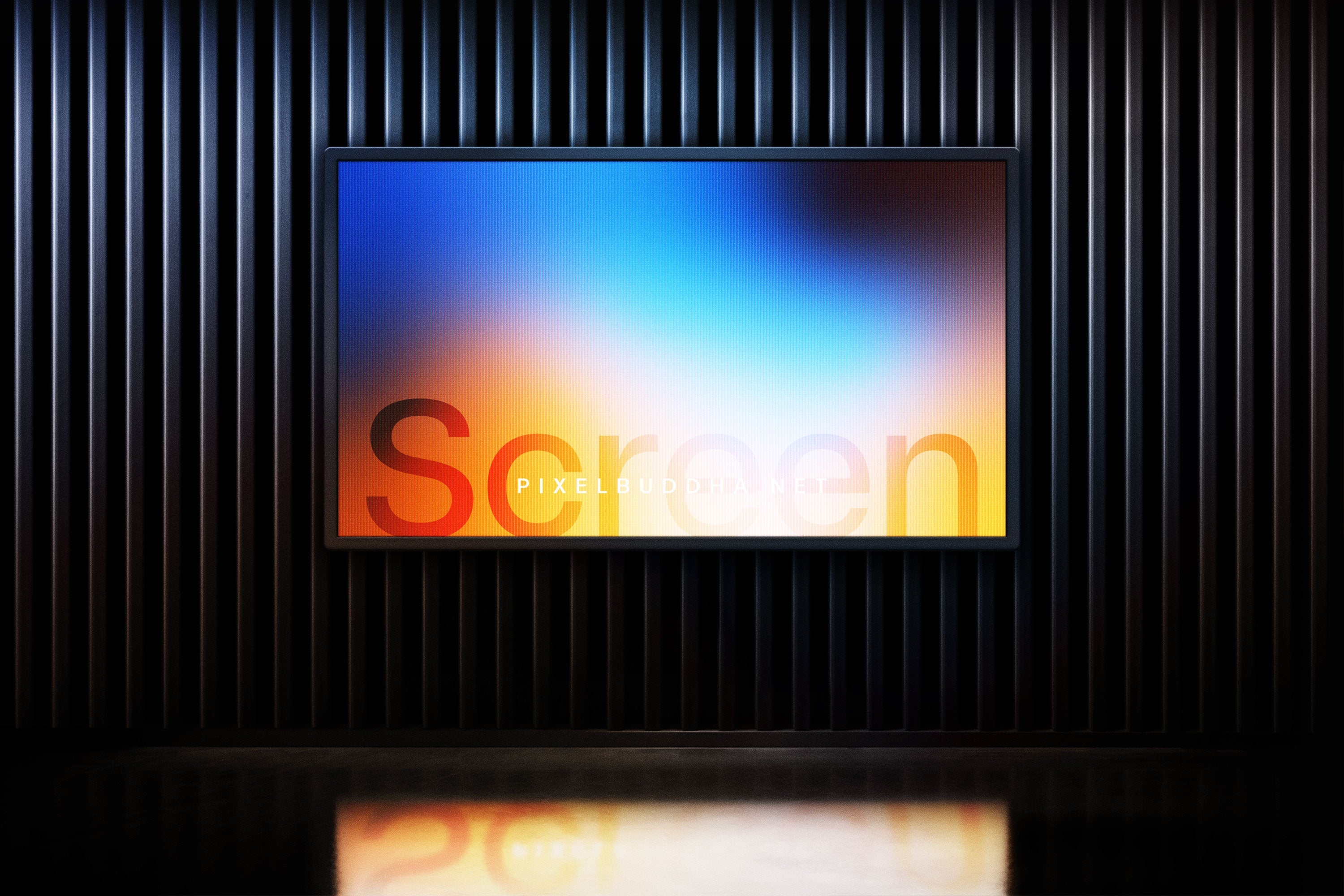 Glowing Screen Mockups Set