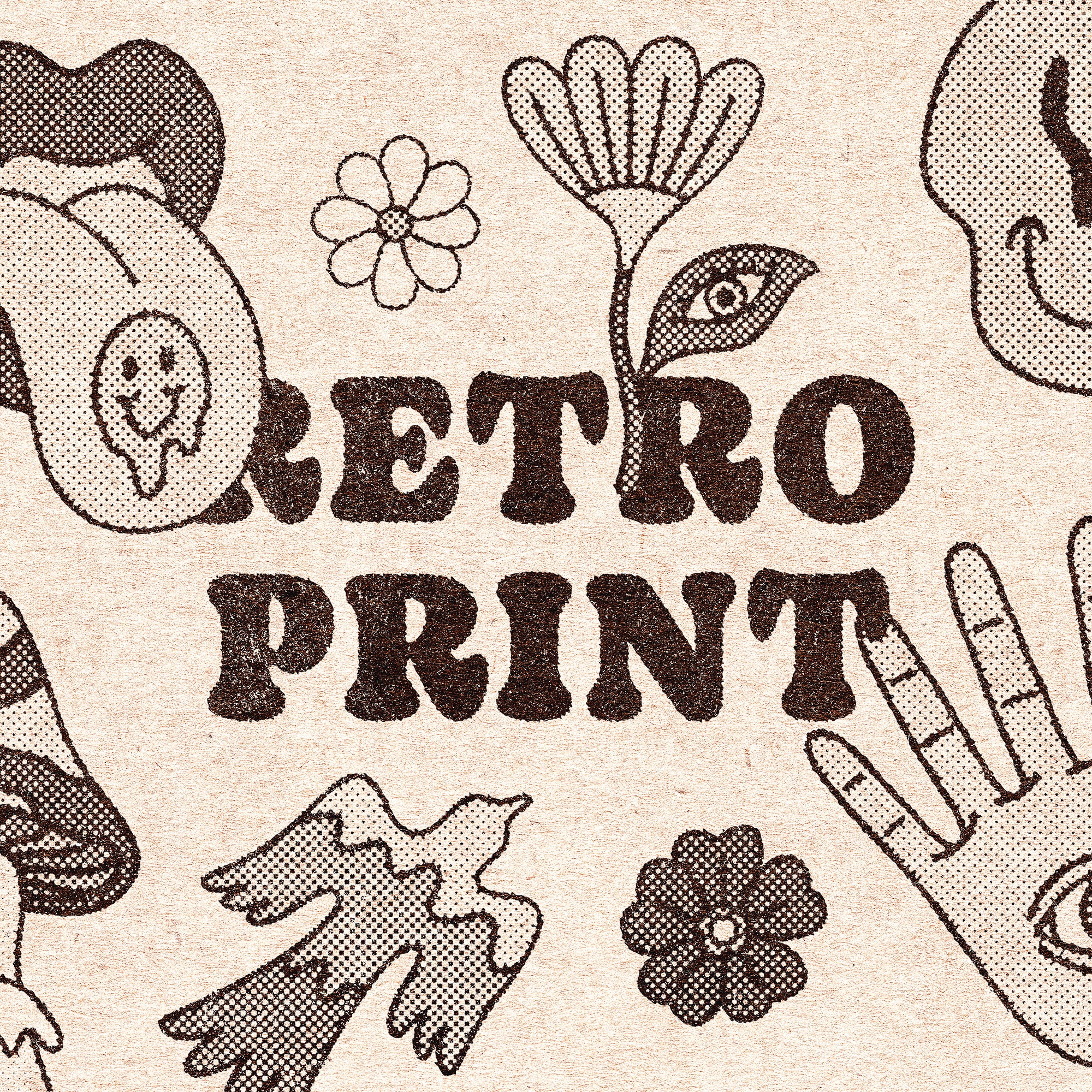 Retro Print Effect