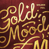Gold Stamped Foil Text Effect