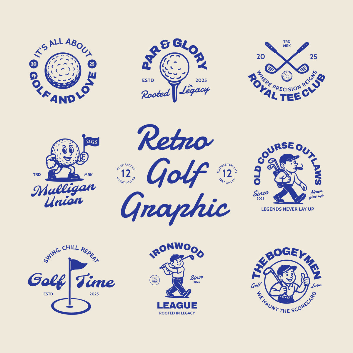 Golf Graphic Pack by Skilline Supply Co