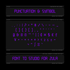 Gothic LCD Typeface