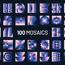 Gradient Geometric Mosaics