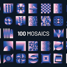 Gradient Geometric Mosaics