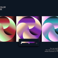 Gradient Geometric Mosaics
