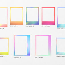 Gradient High Quality Film Frames