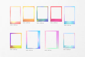 Gradient High Quality Film Frames