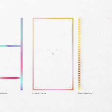 Gradient High Quality Film Frames