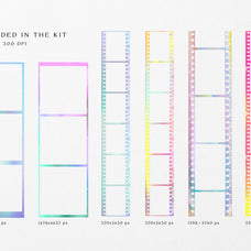 Gradient High Quality Film Frames