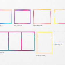 Gradient High Quality Film Frames
