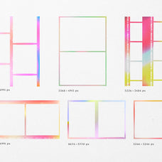Gradient High Quality Film Frames