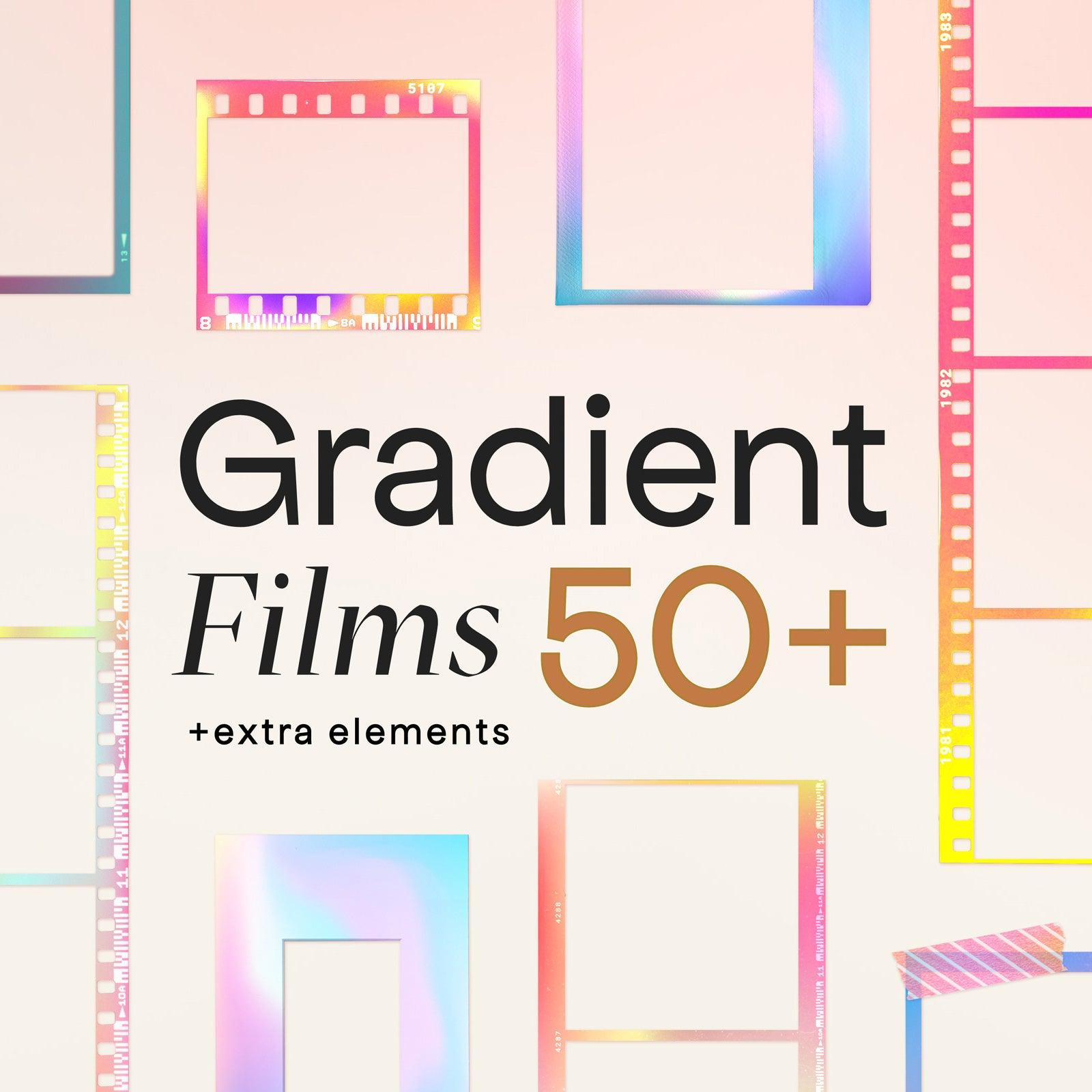 Gradient High Quality Film Frames