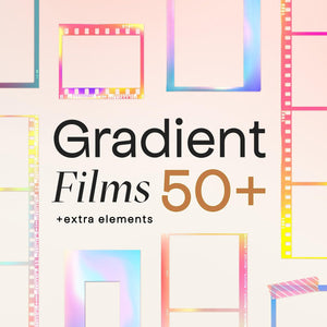 Gradient High Quality Film Frames