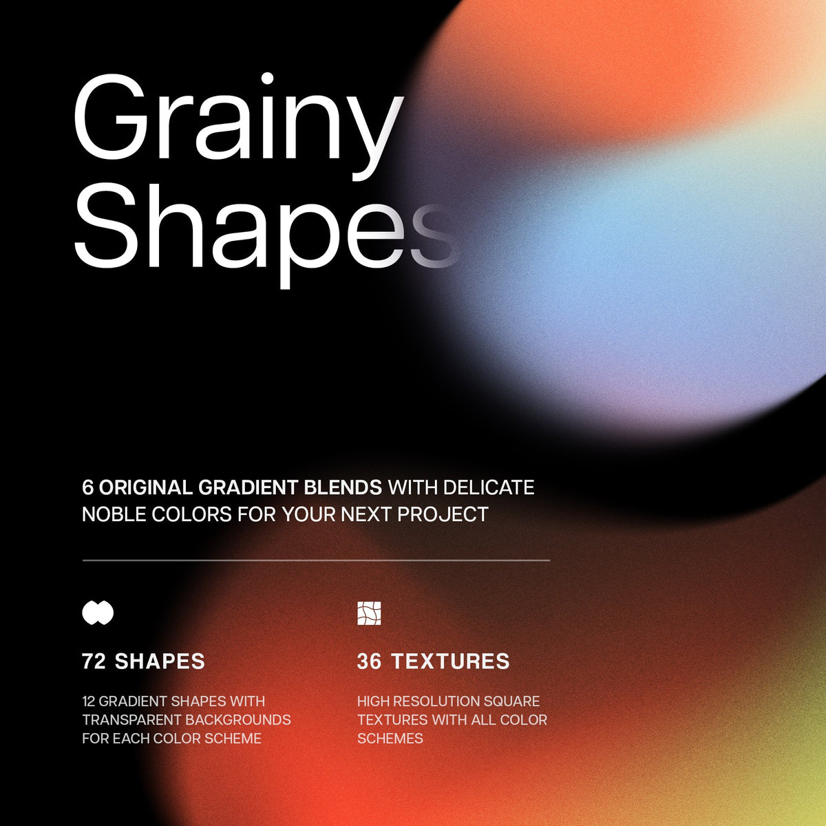 Gradient Shapes Collection by Pixelbuddha – Studio 2am