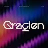 Gragien - Geometric Corporate Font