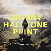 Grainy Halftone Print Photo Effect