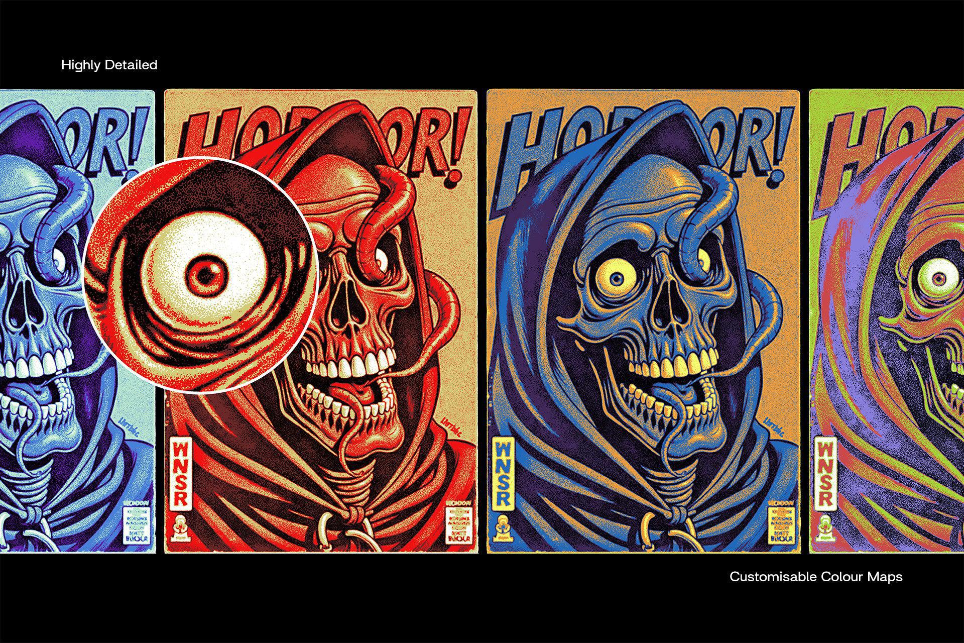 Grainy Reticulation Effect