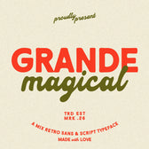 Grande Magical Charming Retro Font