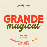 Grande Magical Charming Retro Font