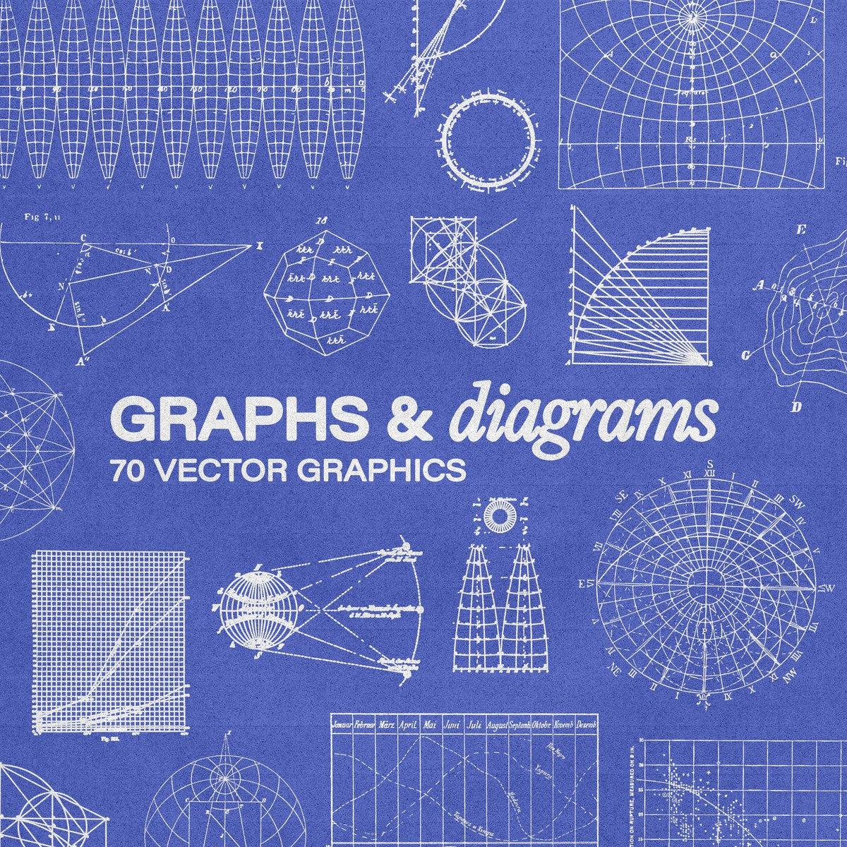 Graphs & Diagrams Vector Pack