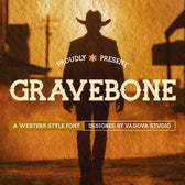 Gravebone Western Style Font