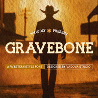 Gravebone Western Style Font