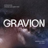 Gravion Modern Sans Serif Font