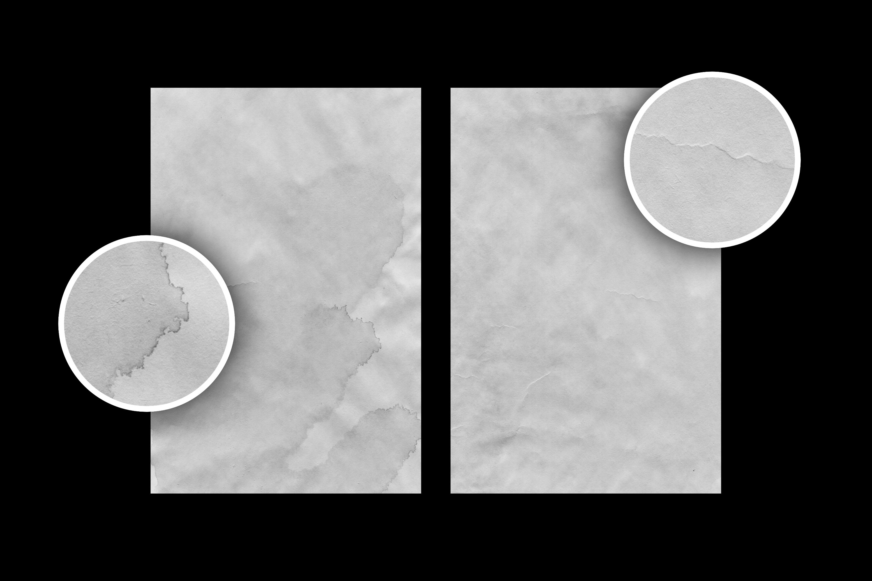 Gray Paper Overlay Textures Collection