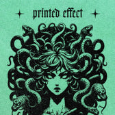 Green Grunge Paper Print Effect