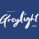Greylight Brush Font